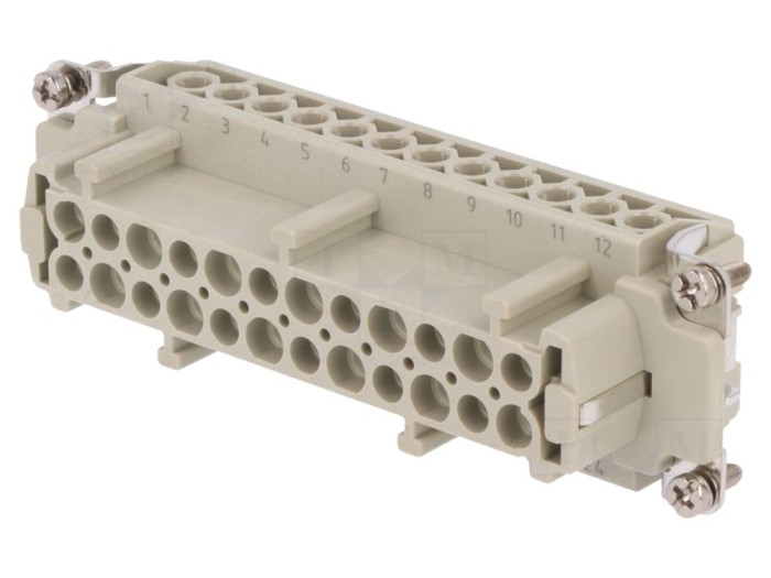 Conector HDC Mamă 24+PE 16A