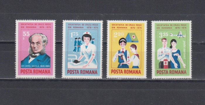 M1 TX8 12 - 1976 - Centenarul crucii rosii