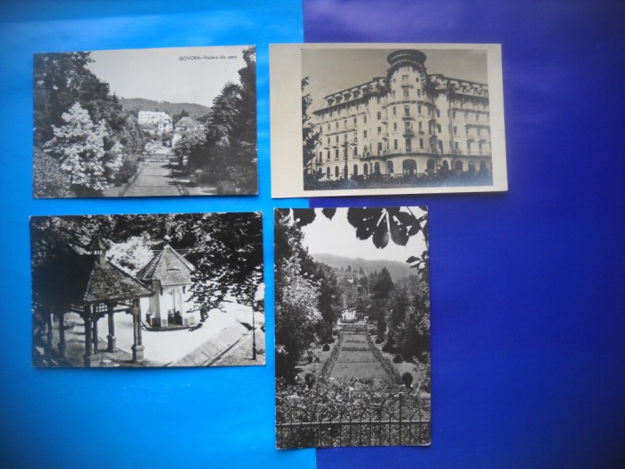 HOPCT LOT NR 295 GOVORA -JUD VALCEA -4 CARTI POSTALE-RPR-NECIRCULATE