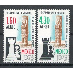 Mexic 1978 MNH - CM de sah pt tineret, Mexico City, nestampilat