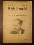 Alianța Economică, Anul I, Nr. 11, Noembrie 1937: Nichifor Crainic - Etnocrație și neocooperație; P. H. Suciu - Știință și Doctrină Economică...