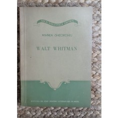 WALT WHITMAN -MIHNEA GHEORGHIU