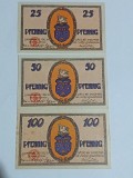 Notgeld emise la data de 1 decembrie 1921 de orașul Luckenwalde, Germania