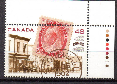 CANADA 2002, timbru pe timbru neuzat, MNH foto