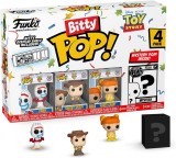 Set 4 figurine - Pop! Bitty - Disney Toy Story: Forky, Woody, Gabby Gabby and a Surprise Mystery Mini Figure | Funko