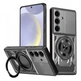 Husa pentru Samsung Galaxy S25 S931 / S24 S921, Techsuit, RuggedCam, Gri
