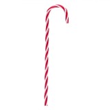 Ornament Brad Crăciun, Model Baston, Culori Roșu și Alb, Dimensiune 25cm, Material Plastic