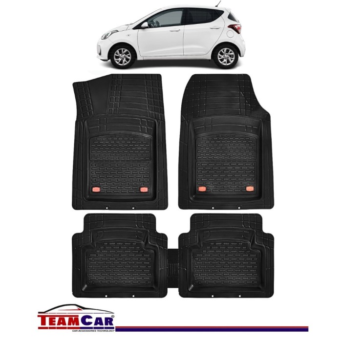 Covorase Auto TeamCar&reg; Hyundai i10 III (2020-2024) - Cauciuc Tip Tavita