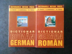 EMILIA SAVIN, IOAN LAZARESCU - DICTIONAR ROMAN-GERMAN / GERMAN-ROMAN (2015) foto