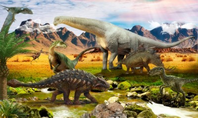 Fototapet Dinozauri foto