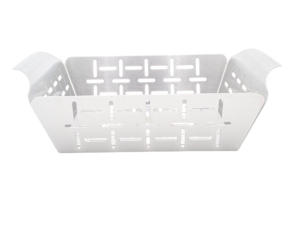 Set 2 cosuri pentru gratar BBQ, 22 x 18 x 6 cm, otel, argintiu