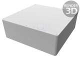 Carcasă Universală Aluminiu IP54 188x188x67mm 1590FBK