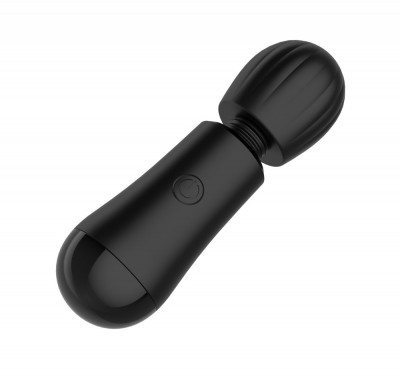 Vibrator Mini Wand Zakey 10 Moduri Vibratii Silicon Negru Passion Labs, My Little Secret foto