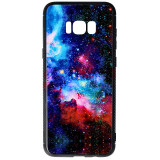 Toc TPU &amp; Glass Samsung Galaxy S8 Plus Nebula Space