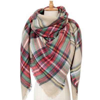 Esarfa casmir patrata ecosez foto