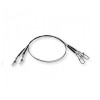 Struna DAM Effzett M 30cm No.6 16Kg Coated Core7 Spin Leader 2 buc