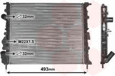 Radiator, racire motor DACIA LOGAN MCV (KS) (2007 - 2016) VAN WEZEL 43002197 foto