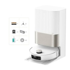 Aspirator robot cu mop Dreame X50 Ultra Complete 20000Pa,6400mAh,200 min,Double-Laser+AI+RGB+LED, statie colectare inteligenta