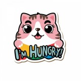 Sticker Rezervor Pisica I M Hungry