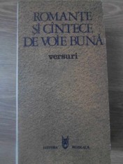 ROMANTE SI CANTECE DE VOIE BUNA. VERSURI-COLECTIV-233013