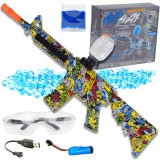 SET CADOU MARE PENTRU COPII CU PUȘCĂ AUTOMATĂ ȘI PISTOL CU BILE DE GEL