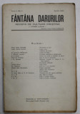 FANTANA DARURILOR , REVISTA DE CULTURA CRESTINA , no. 4 , 1930