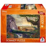 Puzzle 6000 piese, Thomas Kinkade - Disney - Regele Leu si intoarcerea la Stanca Mandriei, Schimdt