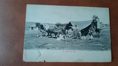 Carte postala, o vedere la tara, inceput de secol XX foto