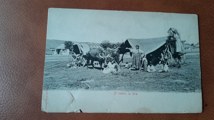 Carte postala, o vedere la tara, inceput de secol XX