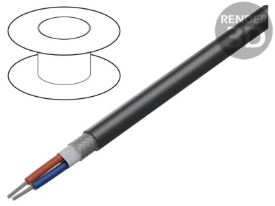 Cablu DMX Negru 110&amp;Omega; foto