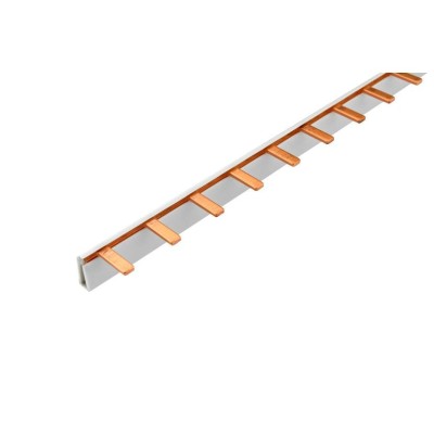 Pieptene busbar tip pini 1 pol 12 module 63A 210mm 10mm &amp;sup2; foto