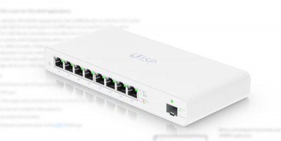 UBIQUITI UISP-R GIGABIT POE ROUTER pentru aplicatii MicroPOP, interfata: 8 x foto