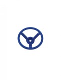Carma spatii joaca Steering Wheel Albastra KBT