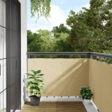 Gossi paravan de balcon, crem, 400x90 cm, pvc
