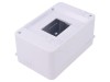 Carcasă modulară albă IP30 4 moduli ABS