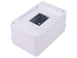 Carcasă modulară albă IP30 4 moduli ABS