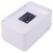 Carcasă modulară albă IP30 4 moduli ABS