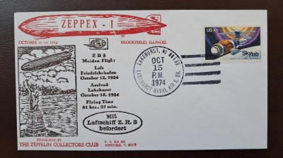 ZEPPELIN 1974 st.omagiala ZR 3 PERFECTA foto