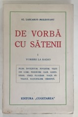 DE VORBA CU SATENII de AL. LASCAROV - MOLDOVANU , VOLUMUL I : VORBIRI LA RADIO , EDITIE INTERBELICA foto