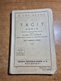Tacit anale - bucati alese si andonate - pentru clasa a 8-a liceala - din 1933