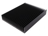 Radiator extrudat cu aripioare negre 250x200x40mm