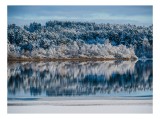 Tablou Canvas Reflecții cristaline &icirc;n iarnă liniștită, 39 x 26 cm, CMCLASS
