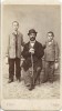 A3825N Constantin Rădulescu, primarul orașului Lugoj, cu cei doi fii ai săi, Constantin și George, studio Fridolin Hess, Lugoj
