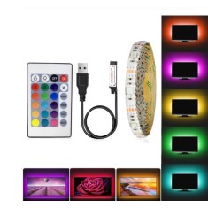 Banda LED USB pentru Iluminare Ambientala in Spatele Televizorului Backlight TV