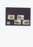 ST-202=SWAZILAND 1989- ANIMALE=MAIMUTA-PISICA-ZORILA--Serie de 4 timbre ,MNH, Nestampilat