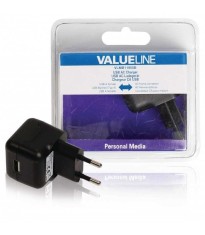 Incarcator 2.1A USB A mama - AC alimentator retea negru Valueline foto