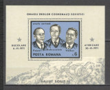 Romania.1971 Cosmonautica:Soiuz 11-Bl. TR.337, Nestampilat