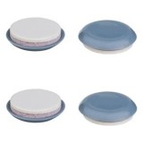 Glisoare rotunde pentru mobilier, Set 4 buc, 3 cm, Gri, CMCLASS
