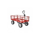 Cumpara ieftin Remorca, carucior HECHT 53350, capacitate incarcare 350 kg, compatibila cu tractorasele de tuns iarba Hecht 5114, 5116, 5176, 5922, 5227, 5727, 5927