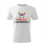 Tricou Personalizat Imbratiseaza Diferentele